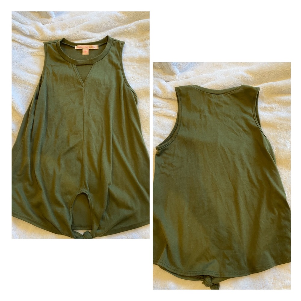 Green Tank Top XS rebellious one